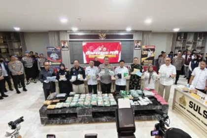 Peredaran Narkoba 70 Kg Sabu dan 1.778 Tersangka Diamankan