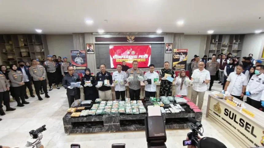 Peredaran Narkoba 70 Kg Sabu dan 1.778 Tersangka Diamankan