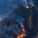 10 Hektare Lahan dan Hutan Pinus Gunung Nona Terbakar, Diduga akibat Kelalaian Warga
