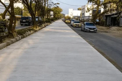Jalan Hertasning Makassar Hampir Rampung