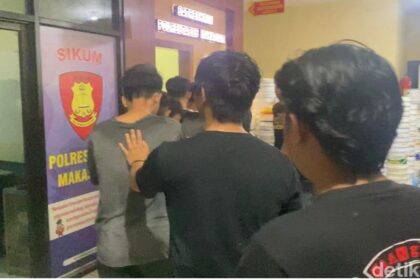 Usai Culik dan Busur Warga, 5 Terduga Geng Motor Makassar Diciduk saat Live TikTok
