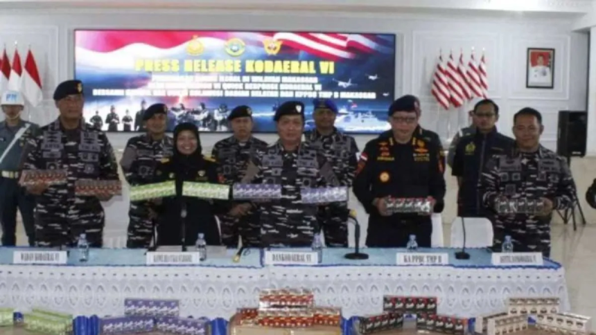 Rokok Ilegal Masih Marak di Sulsel, 111 Juta Batang Disita dan Potensi Kerugian Negara hingga Rp113 Miliar